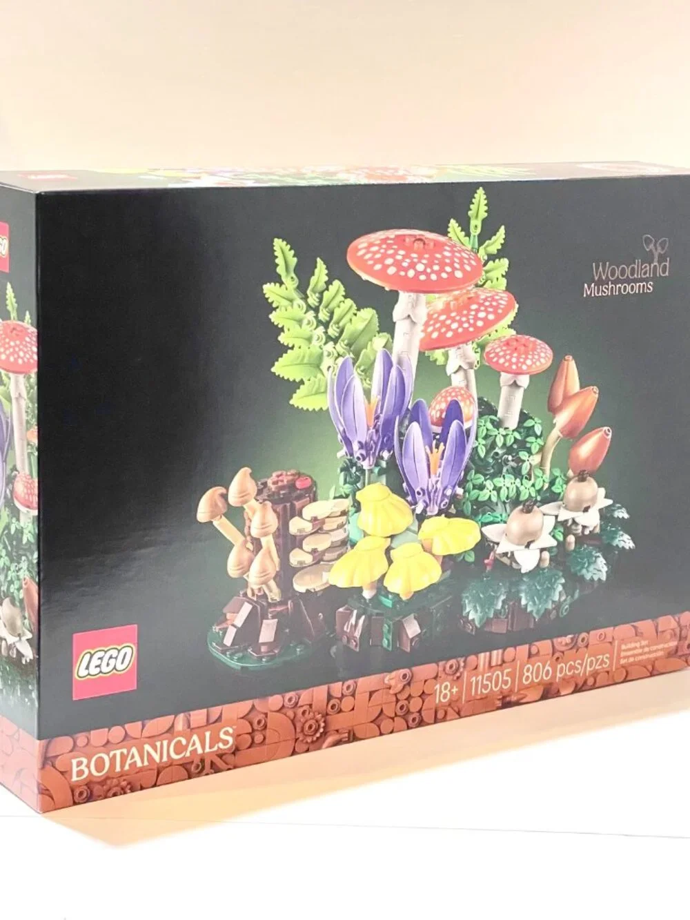 LEGO 11505 Botanicals Woodland Mushrooms NIB New in Hand